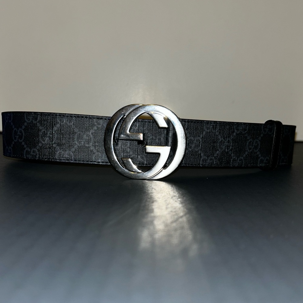 Gucci GG Supreme Belt With G Buckle - Picture 3 of 3